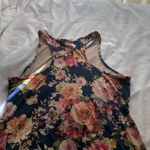 Floral print summer spring dress